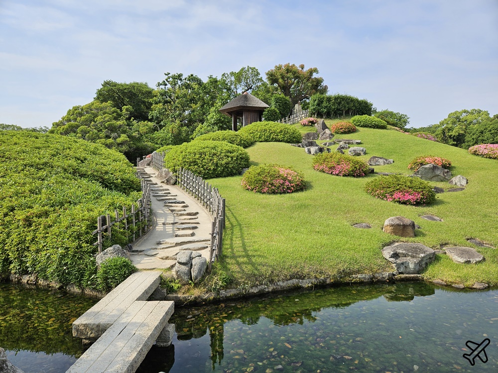 日本岡山後樂園 日本三名園之一 岡山城景觀咖啡廳 日本岡山景點推薦