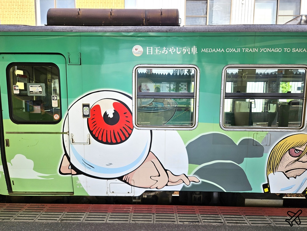日本鳥取景點 搭鬼太郎列車去境港半日遊 米子站=境港站 JR Pass可用 日本旅遊