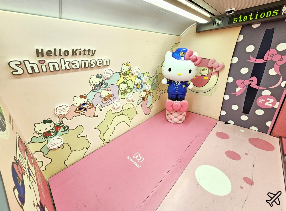 日本Hello Kitty新幹線 每日只有一班車 粉紅夢幻新幹線 JR Pass可搭