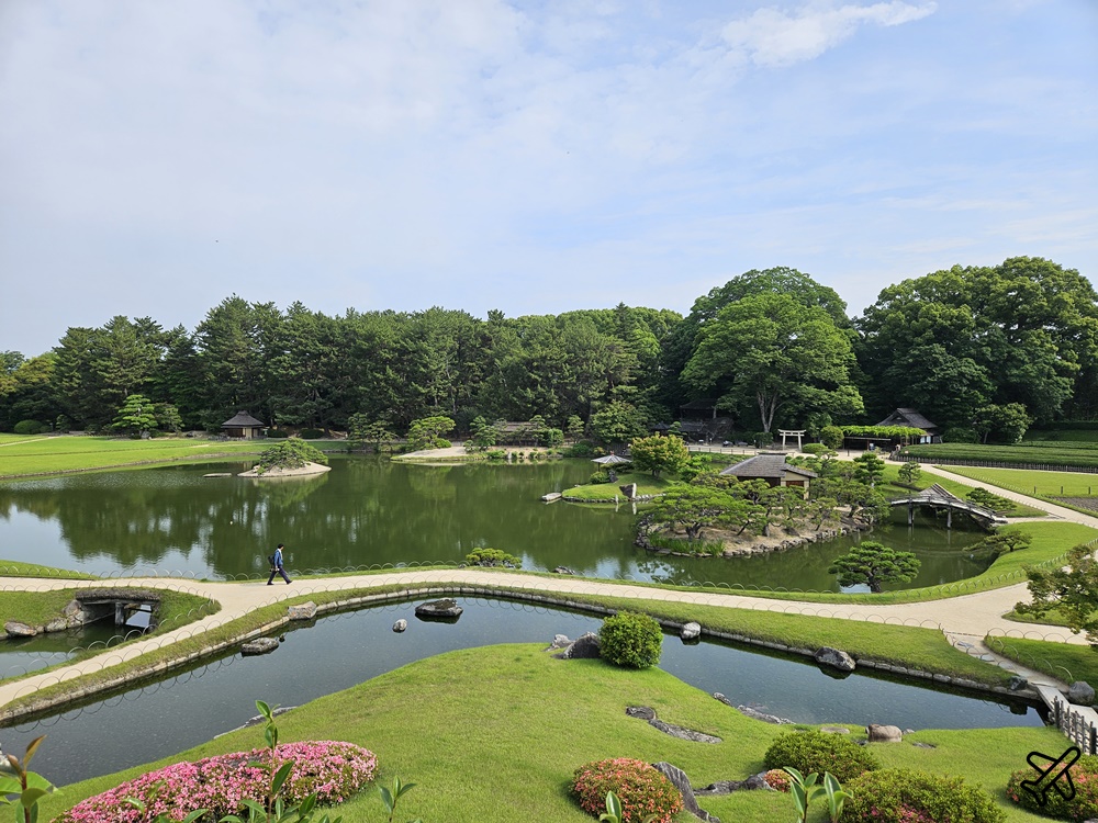 日本岡山後樂園 日本三名園之一 岡山城景觀咖啡廳 日本岡山景點推薦