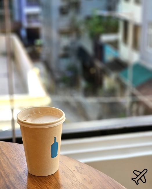 香港美食 藍瓶咖啡灣仔店 香港景觀咖啡廳 香港旅遊推薦
