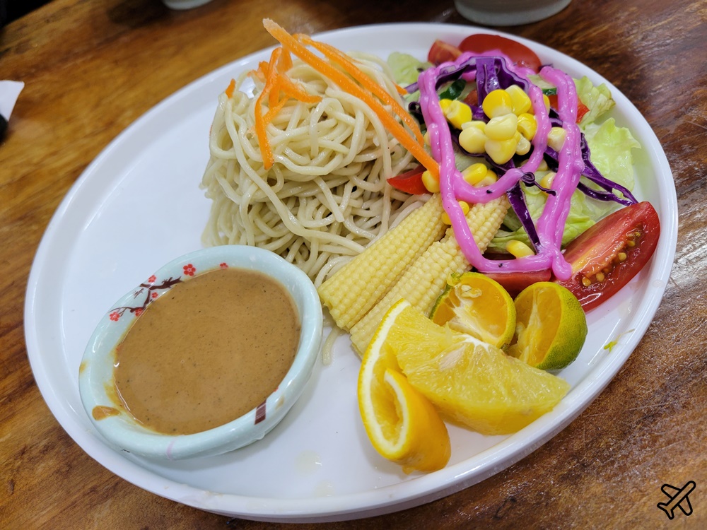 恆春美食 甘味食堂 火龍果捲餅很特別 恆春素食、蔬食料理