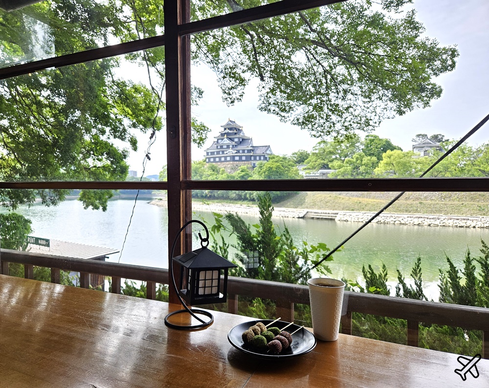 日本岡山後樂園 日本三名園之一 岡山城景觀咖啡廳 日本岡山景點推薦