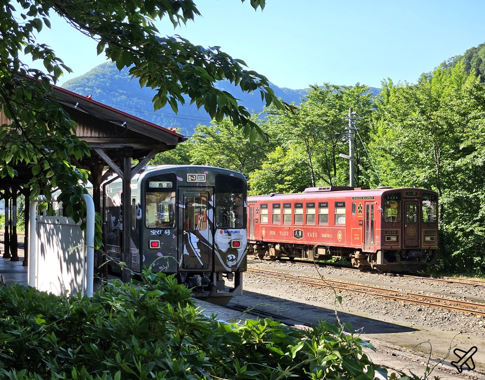 日本旅遊 鳥取景點 若櫻鐵道 昭和懷舊風鐵道一日遊 探訪鄉村小鎮 鳥取自由行推薦