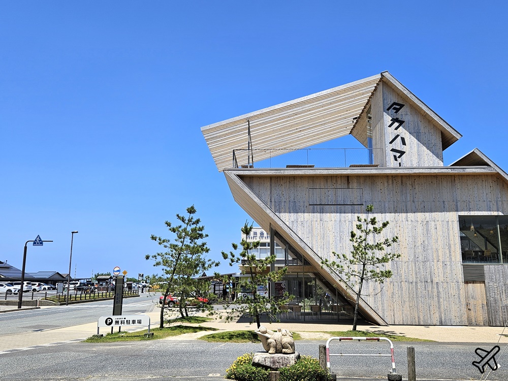 日本旅遊 鳥取景點 鳥取砂丘高濱咖啡廳 Takahama Cafe 隈研吾作品 @AJ的旅行地圖