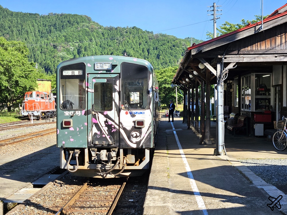 日本旅遊 鳥取景點 若櫻鐵道 昭和懷舊風鐵道一日遊 探訪鄉村小鎮 鳥取自由行推薦 @AJ的旅行地圖