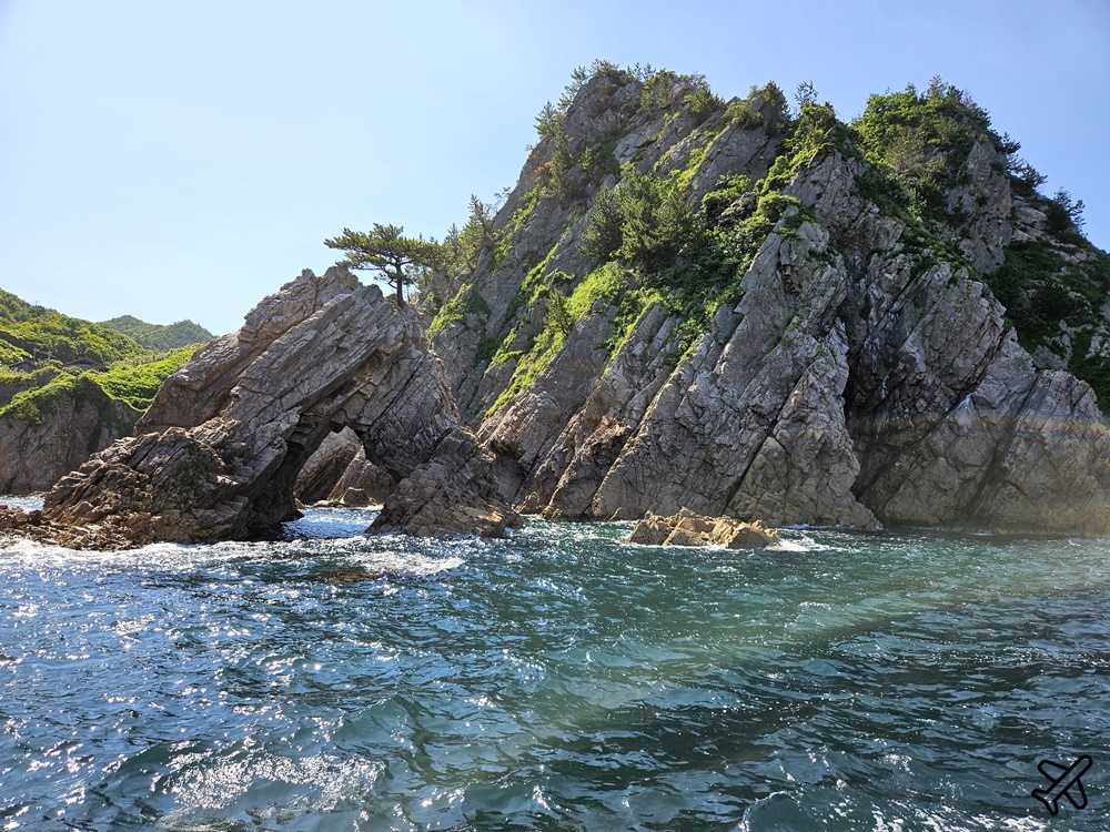 日本旅遊 鳥取景點 浦富海岸島巡遊船 山陰海岸地質公園 鳥取自由行推薦 @AJ的旅行地圖