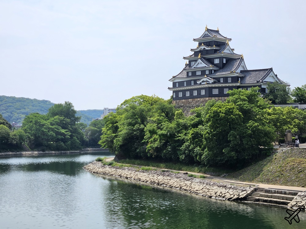 日本岡山城、岡山神社 第一次岡山自由行要來的地方 日本岡山景點推薦 @AJ的旅行地圖