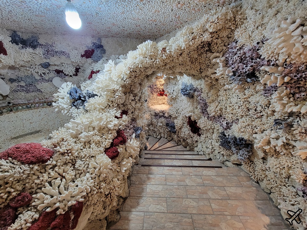 北海岸景點 石門珊瑚貝殼廟 / 富福頂山寺 夢幻貝殼海底世界 北海岸一日遊推薦