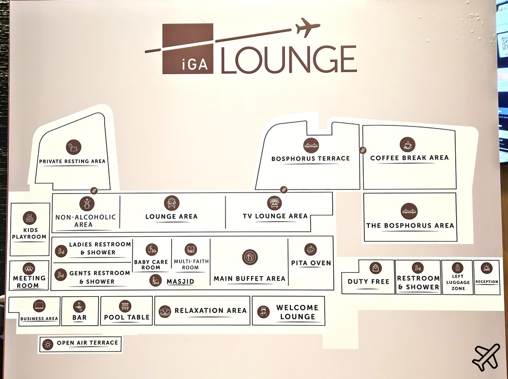 2026伊斯坦堡機場貴賓室 IGA Lounge 國際航廈區 餐廳、淋浴間 PP卡貴賓室