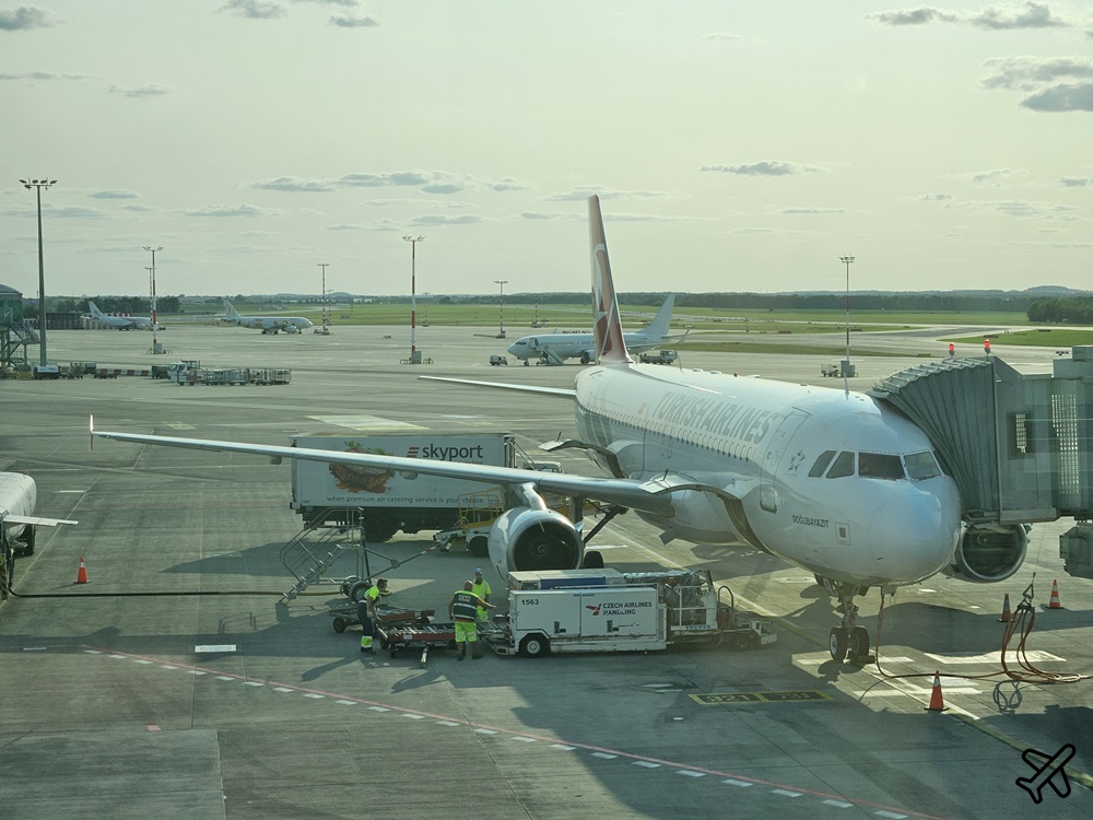 土耳其航空 伊斯坦堡IST-布拉格PRG 經濟艙飛機餐、素食餐 開箱TK1769