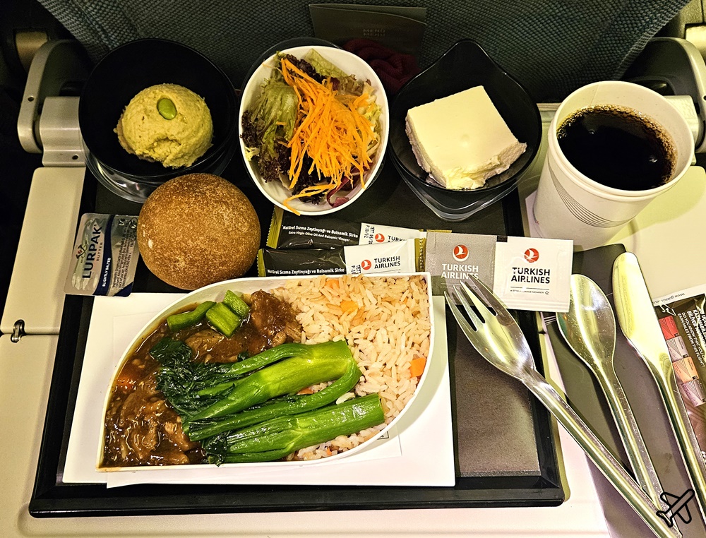 土耳其航空 香港-伊斯坦堡 經濟艙飛機餐 777-300 開箱TK71