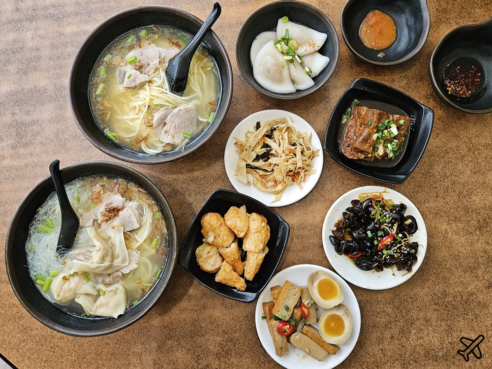 苗栗美食 江技舊記 餛飩、水晶餃、客家麵好吃 苗栗一日遊推薦 @AJ的旅行地圖