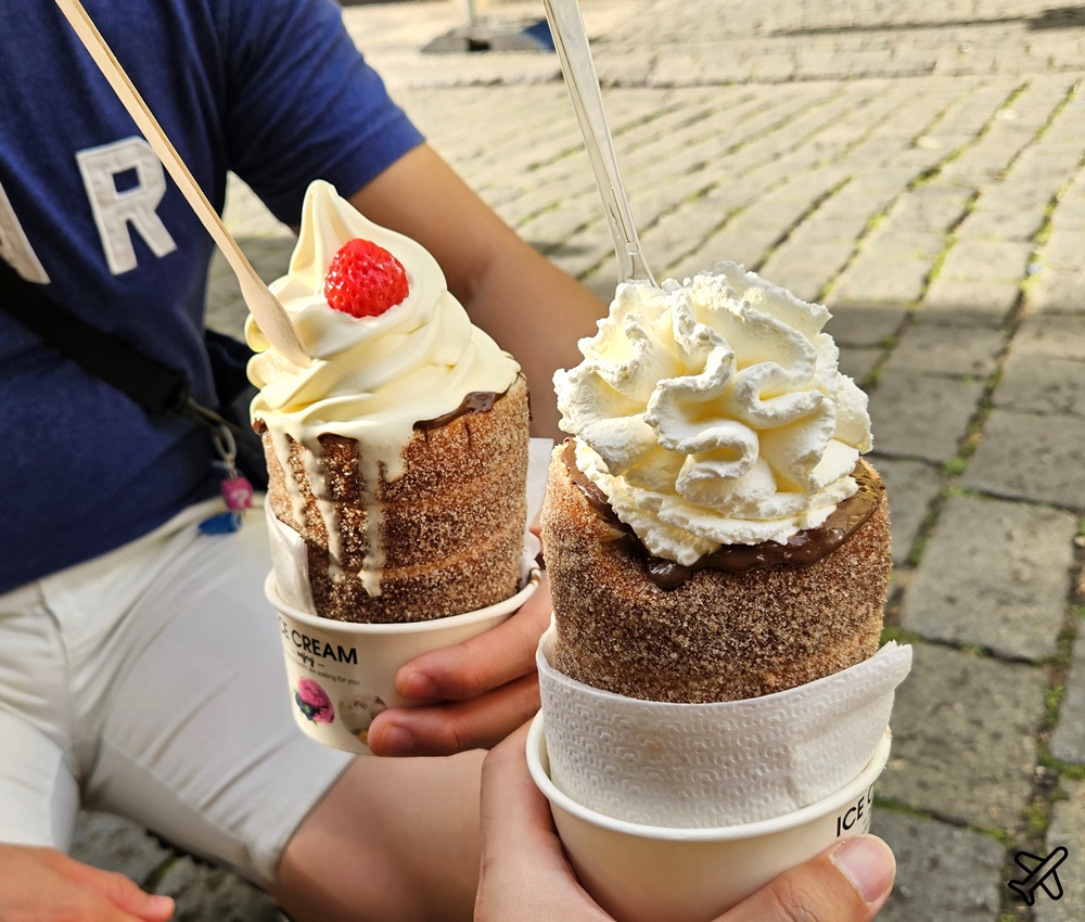 布拉格美食 布拉格評價最好的煙囪捲 Trdelník & Coffee 布拉格猶太區