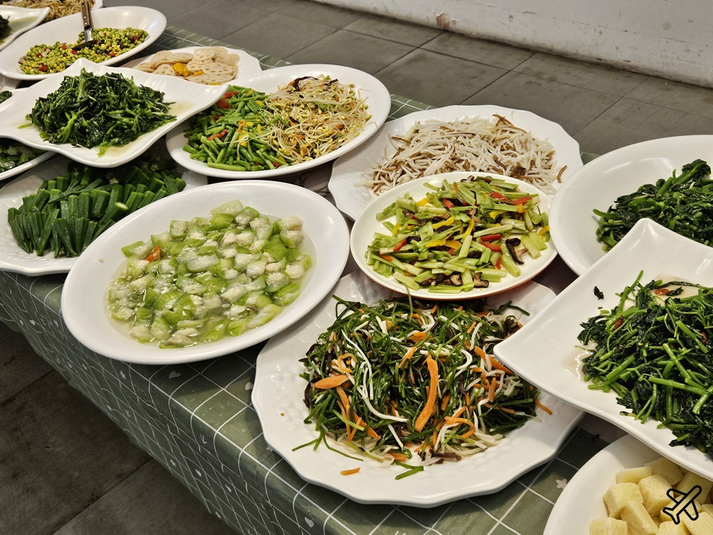 台中美食 台中市政府員工餐廳 素食自助餐 便宜好吃
