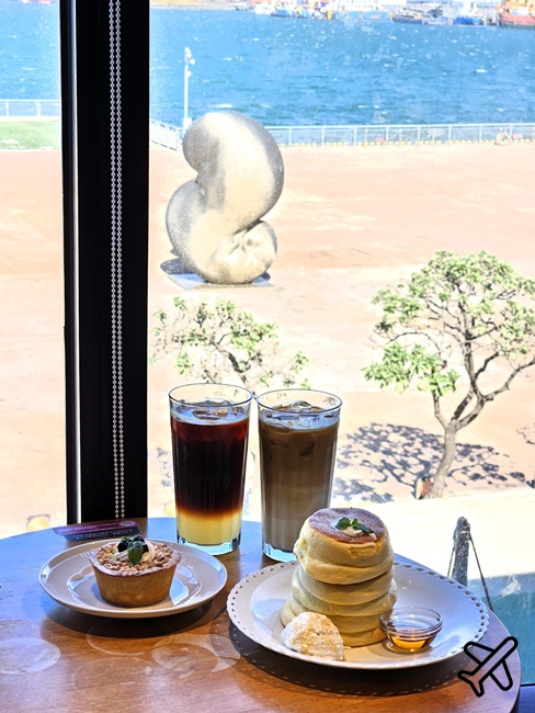 2026台中美食 古典玫瑰園下午茶 海景咖啡廳 舒芙蕾鬆餅好吃 台中三井outlet美食
