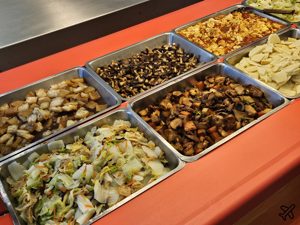 台中美食 台中市政府員工餐廳 素食自助餐 便宜好吃