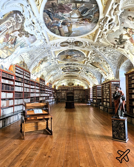 布拉格景點 斯特拉霍夫修道院圖書館 布拉格最美圖書館之一 捷克旅遊