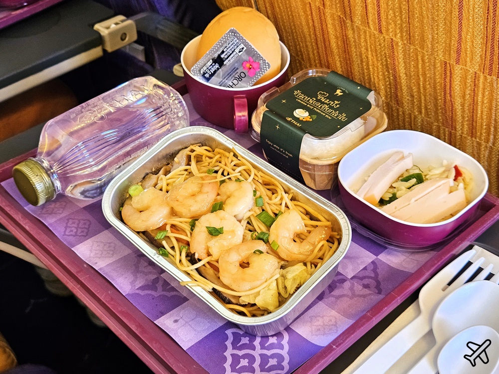 泰國航空 台北桃園TPE-曼谷BKK 經濟艙飛機餐 開箱TG633/TG634