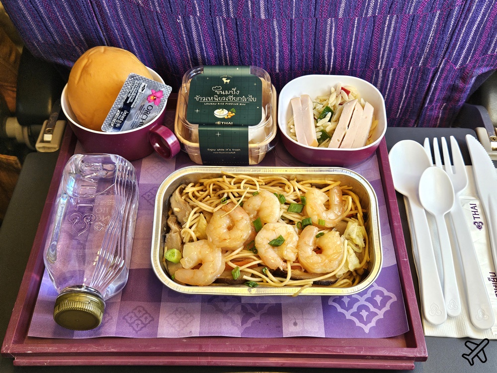 泰國航空 台北桃園TPE-曼谷BKK 經濟艙飛機餐 開箱TG633/TG634
