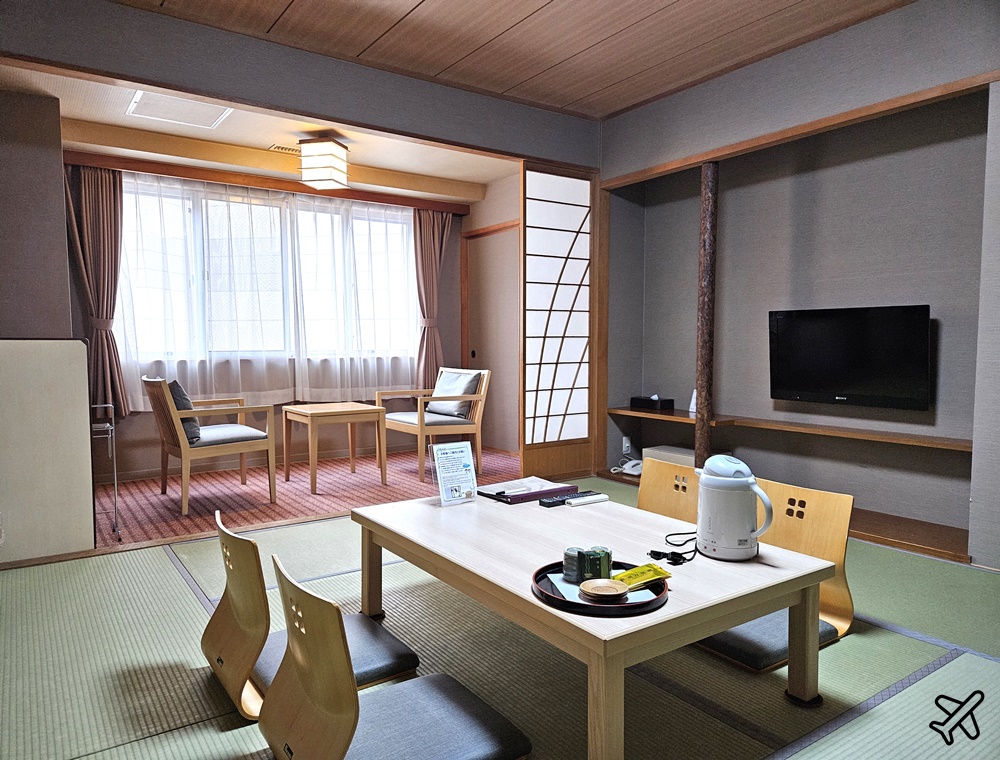 2026北海道旅遊 登別溫泉住宿 登別萬世閣 早餐、晚餐、露天溫泉、和式客房