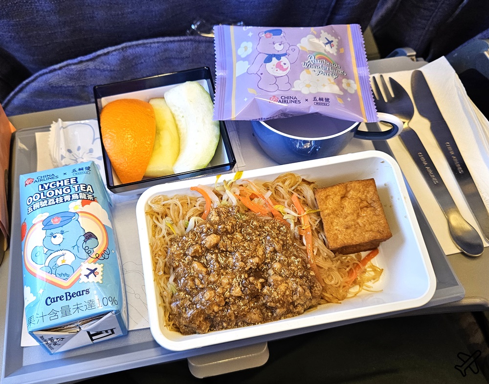 華航 台北桃園-香港 經濟艙飛機餐 開箱中華航空 CI919