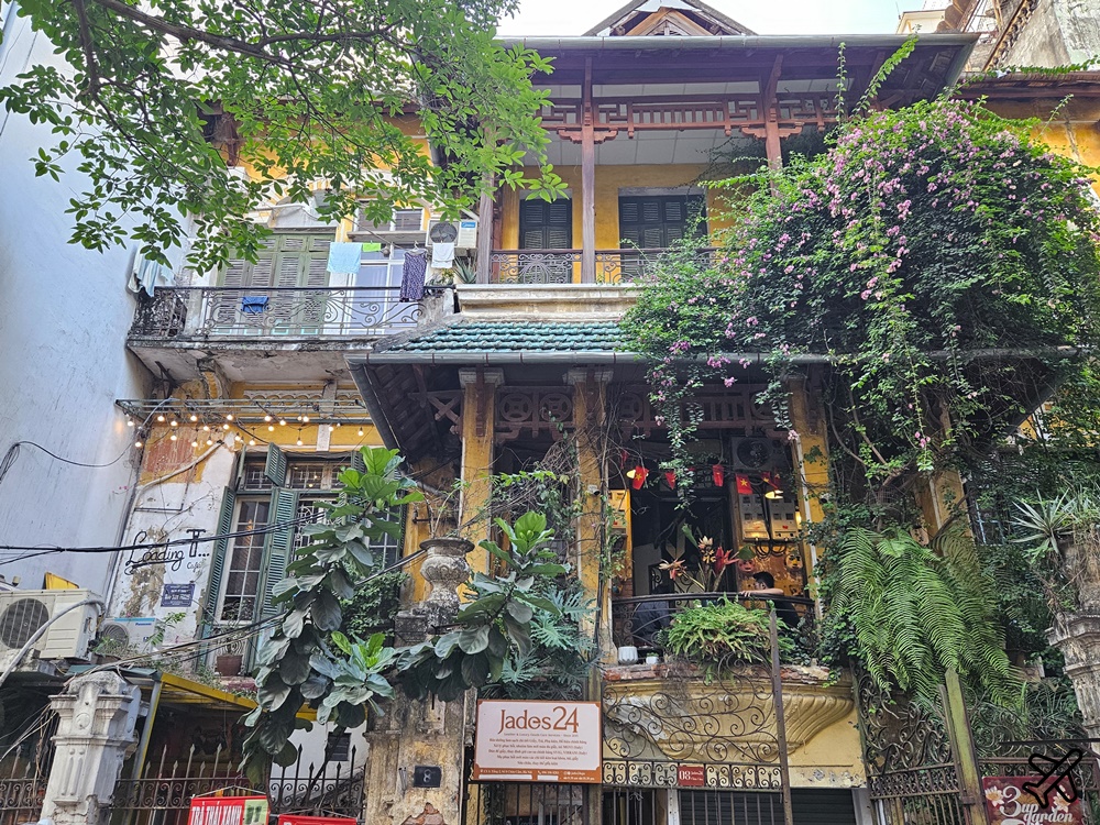 越南旅遊 河內美食 Loading T café 蛋咖啡 特色河內咖啡廳 法式殖民時期別墅 河內自由行