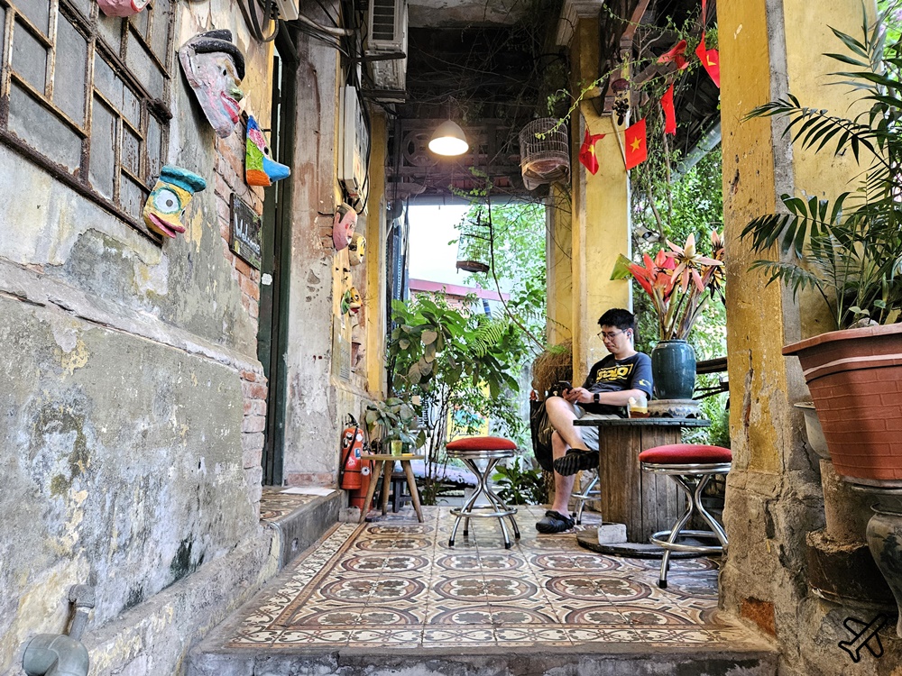 越南旅遊 河內美食 Loading T café 蛋咖啡 特色河內咖啡廳 法式殖民時期別墅 河內自由行