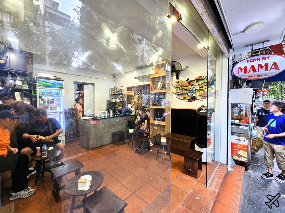 越南旅遊 河內美食 越南法國麵包 Bánh mì Mama 河內大教堂旁的人氣法國麵包店