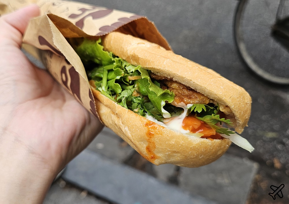 越南旅遊 河內美食 越南法國麵包 Bánh mì Mama 河內大教堂旁的人氣法國麵包店