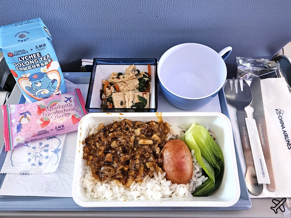 華航 香港-台北 A321neo 經濟艙飛機餐 開箱CI910 中華航空