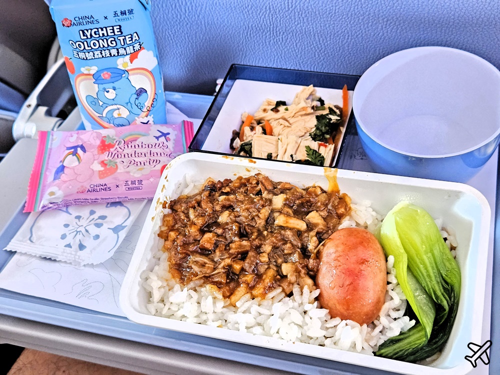 華航 香港-台北 A321neo 經濟艙飛機餐 開箱CI910 中華航空
