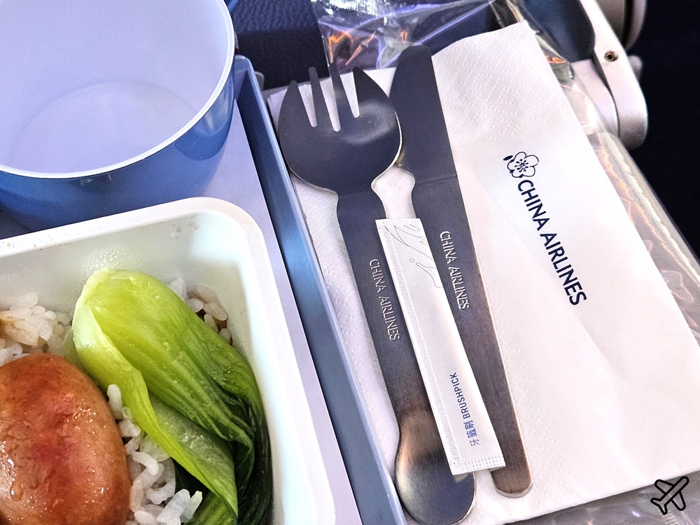 華航 香港-台北 A321neo 經濟艙飛機餐 開箱CI910 中華航空