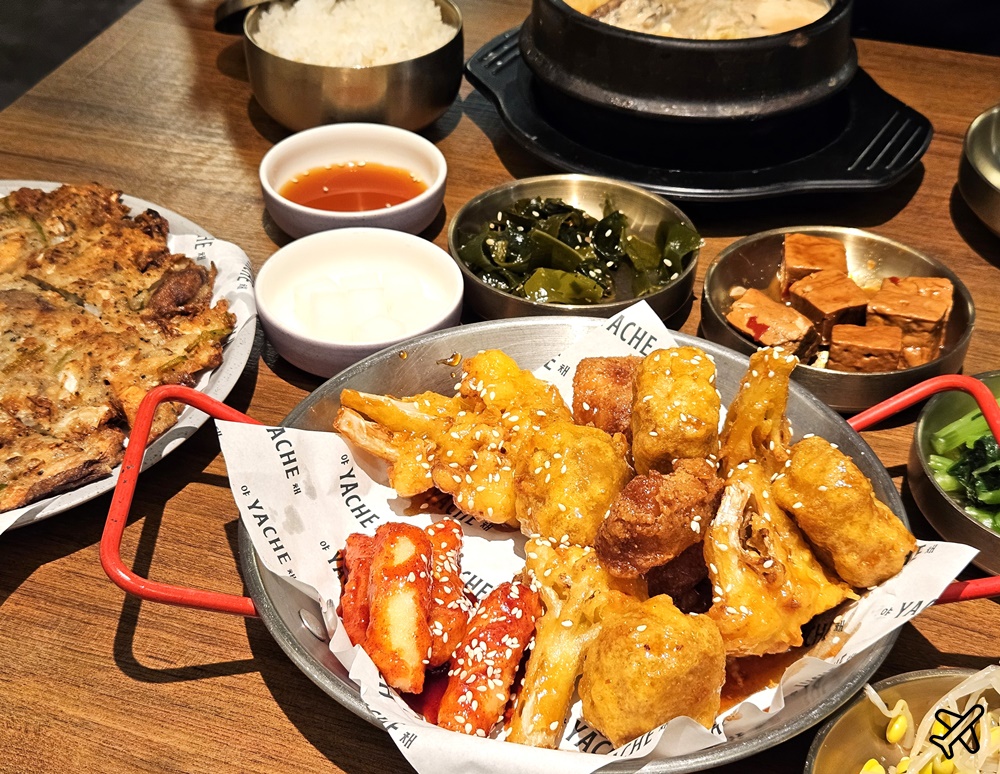 台北美食  YACHE韓式蔬食信義店 養心茶樓的素食餐廳 信義區餐廳 @AJ的旅行地圖