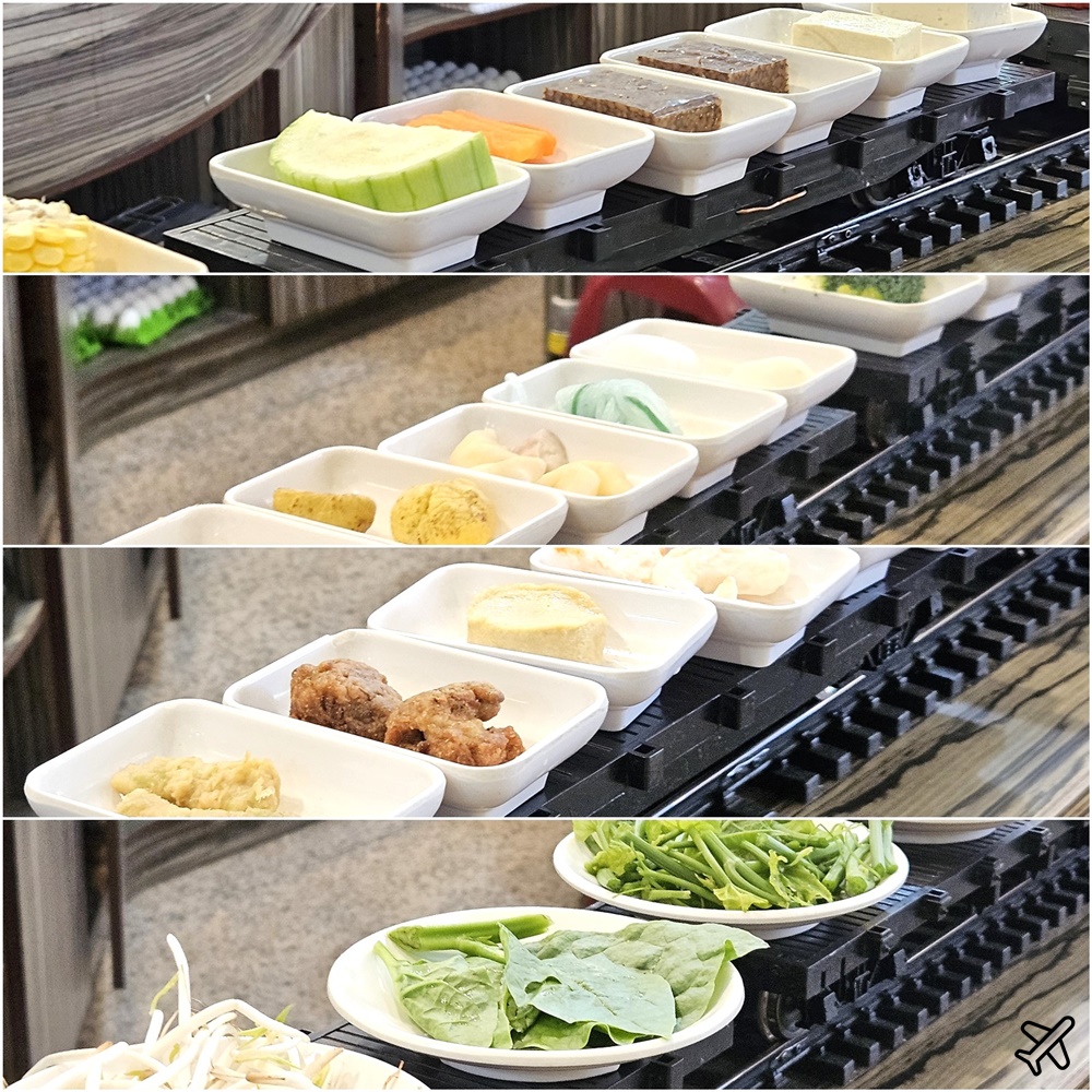 台中美食 養素庭迴轉火車蔬食火鍋 素食 台中素食餐廳 吃到飽