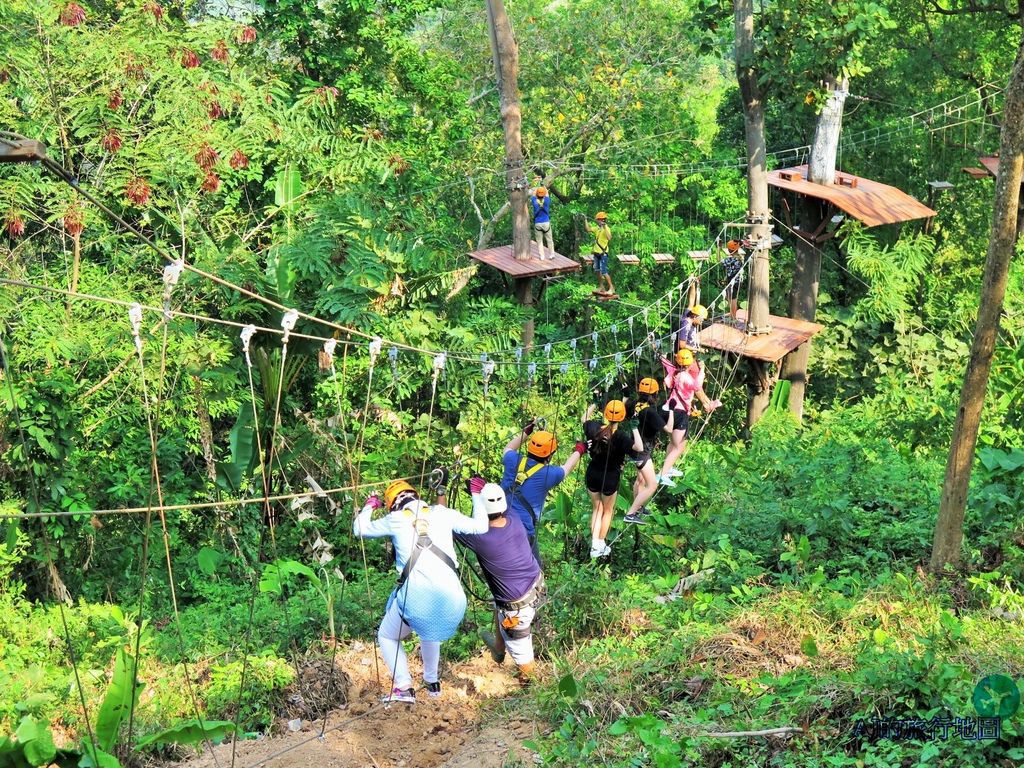 2026普吉島旅遊 普吉泰山冒險公園飛索 Tarzan adventure phuket 普吉島泰山森林冒險活動 @AJ的旅行地圖