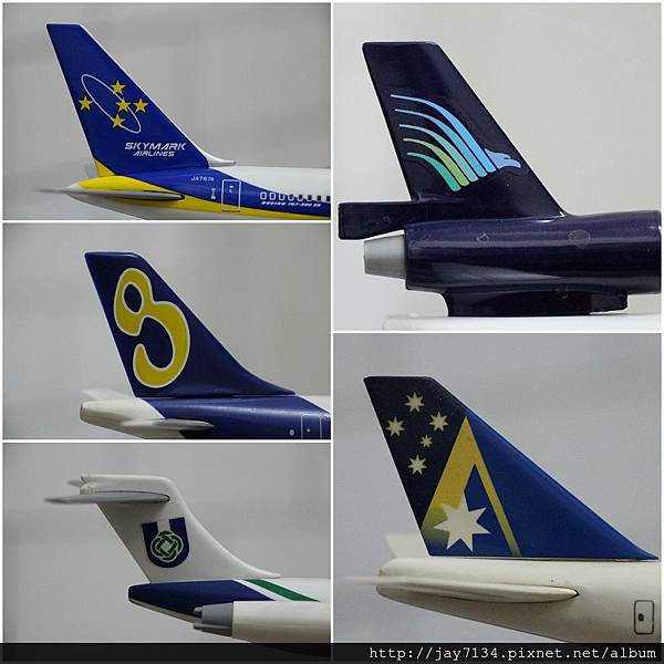 飛機模型小收藏 瑞聯航空、大菲航空、安捷航空 舊塗裝大集合 @AJ的旅行地圖