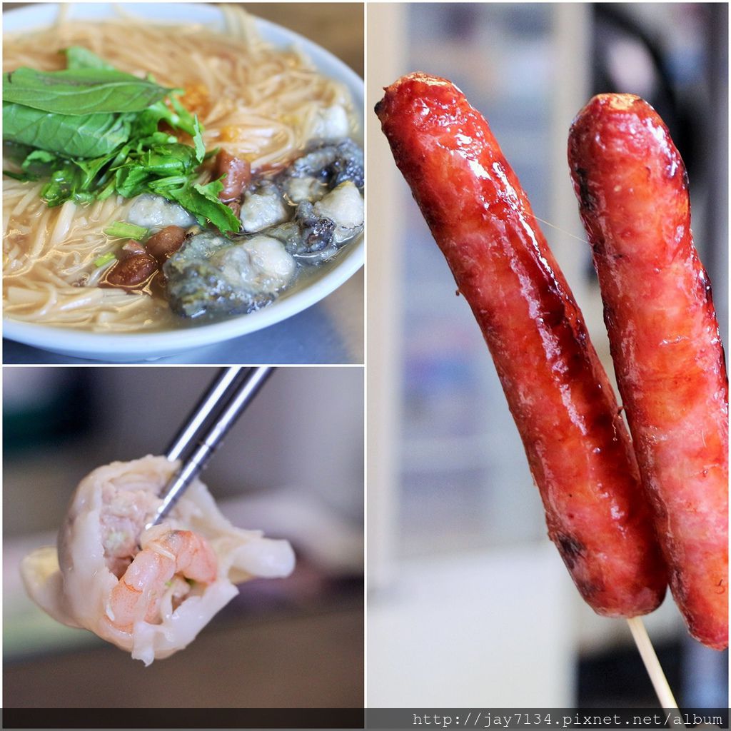台北美食 陳記專業蚵仔麵線、海天香餃、現烤黑豬肉香腸 萬華美食推薦 近捷運龍山寺站 @AJ的旅行地圖