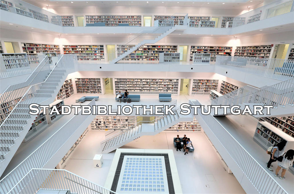 德國斯圖加特景點 斯圖加特市立圖書館 世界最美圖書館之一 德國旅遊推薦 @AJ的旅行地圖