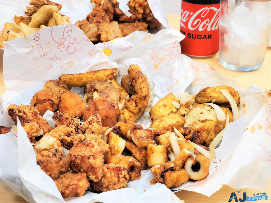 已歇業 桃園夜市美食 好食鹹酥雞 桃園便宜又好吃的鹹酥雞 三角肉骨、玉米筍、甜不辣 菜單、營業時間分享 @AJ的旅行地圖