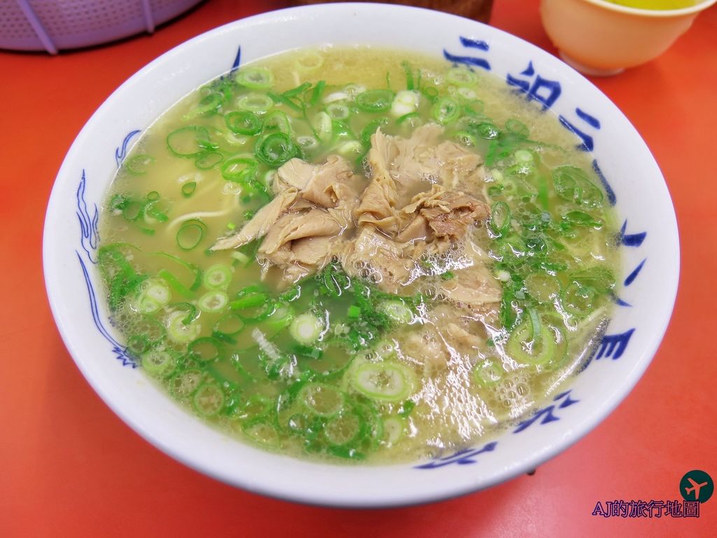 福岡美食 元祖長浜家、元祖長浜屋、長浜屋台 便宜大碗豚骨拉麵 九州自由行推薦 @AJ的旅行地圖