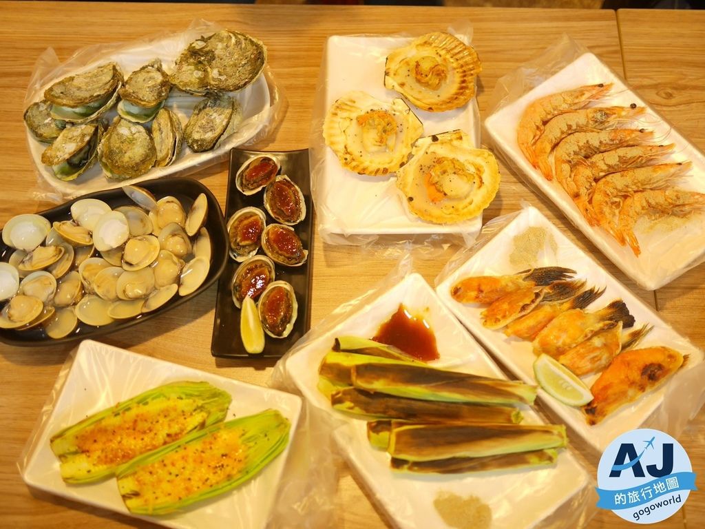 台北美食 饒河街夜市 生蠔哥 海鮮燒烤 老闆親自挑選食材 @AJ的旅行地圖