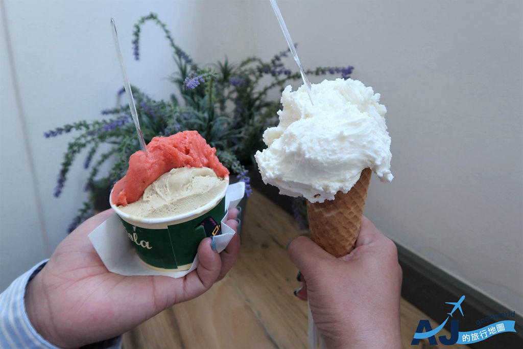佛羅倫斯美食 義大利冰淇淋 La Strega Nocciola Gelateria Artigianale、Gelateria Edoardo 義大利旅遊推薦 @AJ的旅行地圖