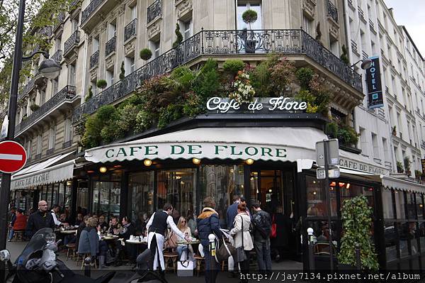 （巴黎美食）左岸咖啡~花神咖啡館 Cafe de Flore @AJ的旅行地圖