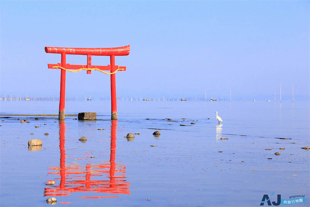 日本佐賀景點 大魚神社海中鳥居、勇榮丸炭烤海鮮 烤新鮮牡蠣好好吃 九州自由行推薦 @AJ的旅行地圖
