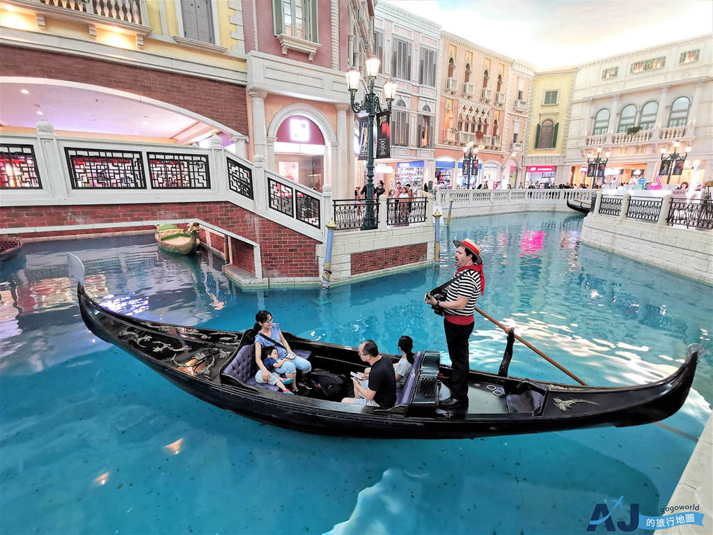 2026澳門旅遊 威尼斯人貢多拉之旅 不用到威尼斯也可以搭貢多拉，便宜船票怎麼買 @AJ的旅行地圖