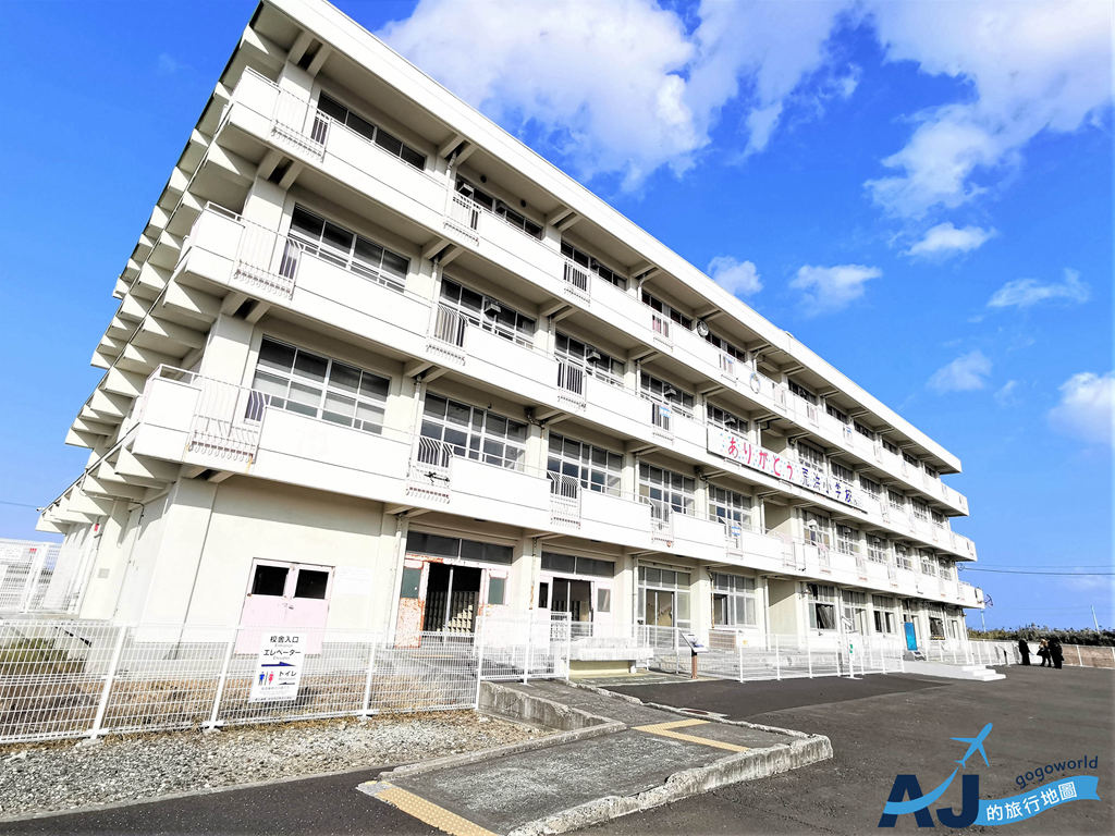 仙台景點 荒浜小學校、千年希望之丘、荒浜迴廊商店街 311東日本大震災 仙台自由行推薦 @AJ的旅行地圖