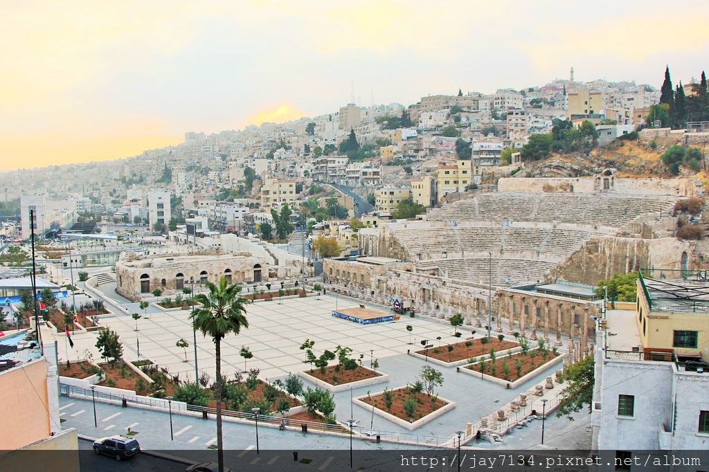 約旦景點 安曼古羅馬劇場 Roman Theatre in Amman @AJ的旅行地圖