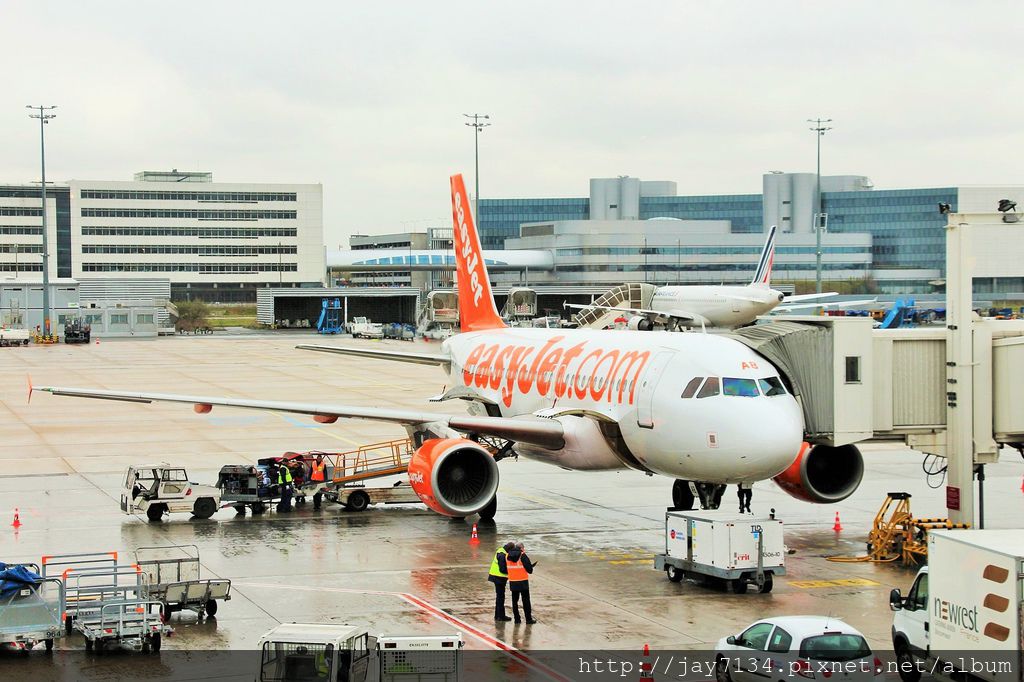 易捷航空評價 easyJet 歐洲廉價航空 巴塞隆納BCN-巴黎戴高樂CDG @AJ的旅行地圖