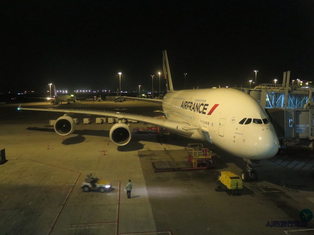 法國航空 香港HKG-巴黎戴高樂CDG 經濟艙飛機餐 開箱AF185 @AJ的旅行地圖